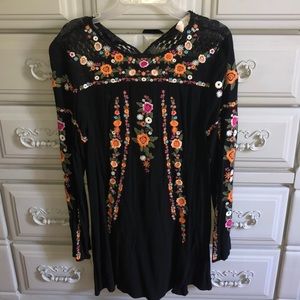Altar’d State Black Floral Dress